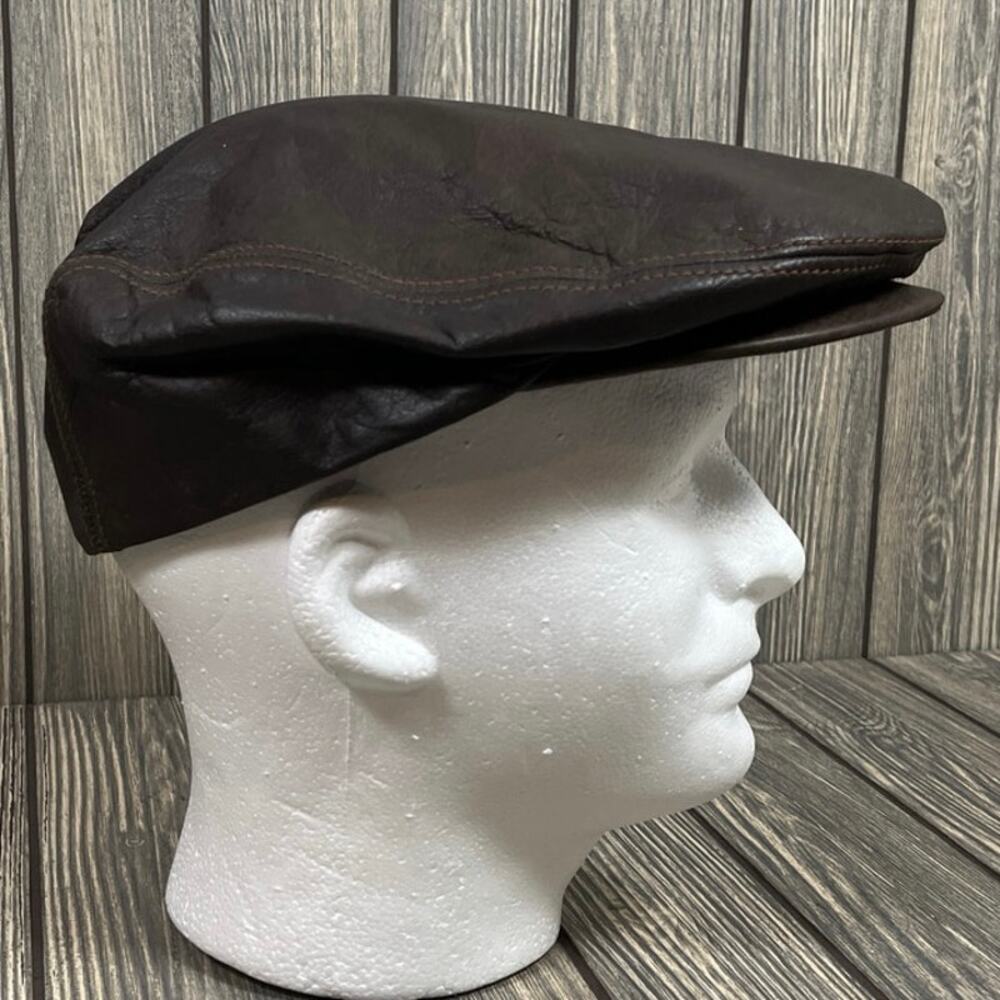 Adventure Bound Vintage Newsboy Hat Cap Made In USA Sz M Vintage Classic‎ Golf